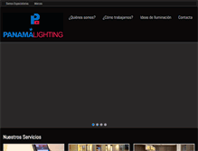 Tablet Screenshot of panamalighting.com